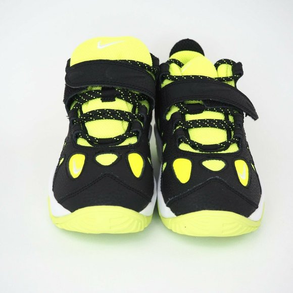 Nike Turf Raider TD Toddler Shoes Black White Volt - Picture 4 of 12